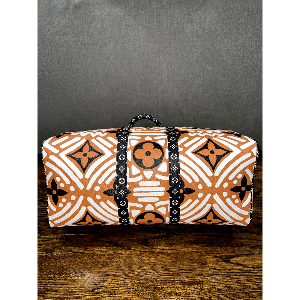 Louis Vuitton Keepall Bandouliere 45 Crafty Brown Monogram Weekend Travel Bag - Picture 11 of 11